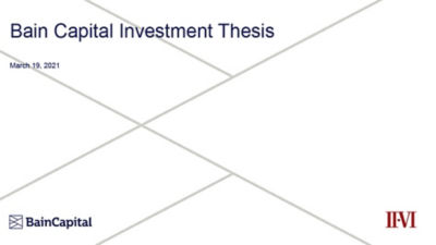 Bain Capital Investment Thesis