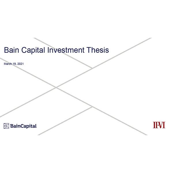 Bain Capital Investment Thesis