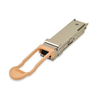 Product image of Parallel MMF 100G QSFP28 Optical Transceiver Capable of Operating With Reduced or No FEC