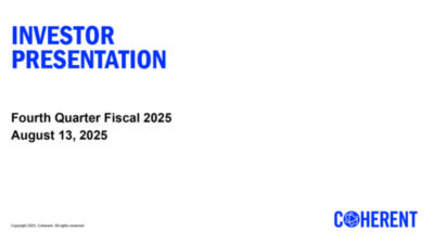 Fourth Quarter Fiscal 2025