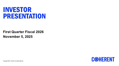 Q1 FY2026 Presentation