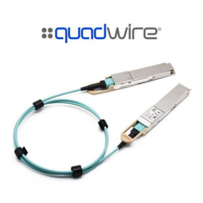 Product image of 400G QSFP112 Active Optical Cable for 400G Ethernet applications.