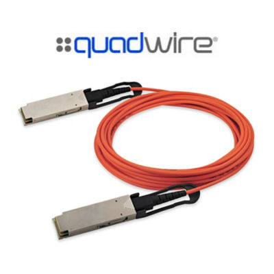 Quadwire® QSFP-DD Active Optical Cables