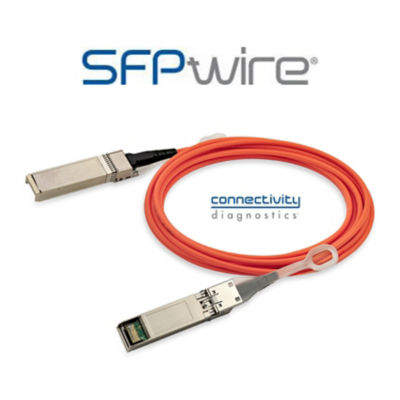 Product image of 25G SFPwire® SFP+ Active Optical Cable with Connectivity Diagnostics